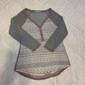 Maurice's lace jersey soft women's top